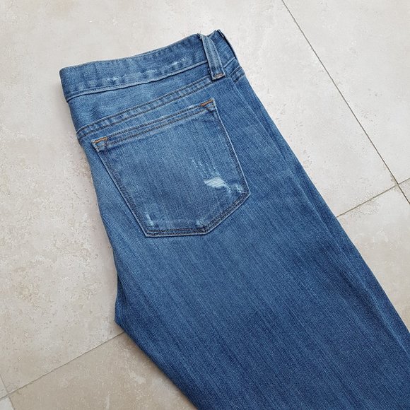 J.CREW Toothpick Distressed Jeans (24 Ankle) - Picture 9 of 13